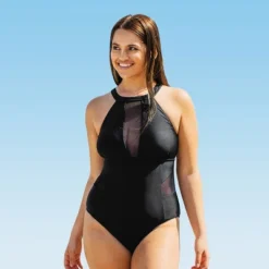 Women's Plus Size One Piece Swimsuit Black Mesh High Neck Bathing Suit -Cupshe -Black 10 Women's Plus Size One Piece Swimsuit Black Mesh High Neck Bathing Suit -Cupshe -Black -Cupshe GUEST 68fb60a9 b271 40d7 9bbd 0f048c81df2b