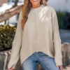 Women's Rib Turtleneck Long Sleeve Sweater - Cupshe -Cupshe GUEST 693c6dc9 600a 45fd b05f e643477adf23