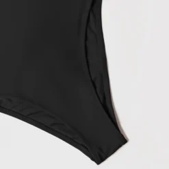 Women's Black V Neck One Piece Swimsuit Cutout Back Crisscross Bathing Suit -Cupshe -Black -Cupshe GUEST 69e093a0 9915 4469 8e8f 1a30248df000