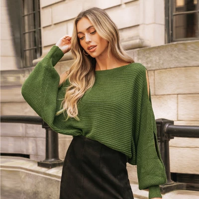 Women's Chunky Knit Cutout Sweater - Cupshe 7 Women's Chunky Knit Cutout Sweater - Cupshe - Image 5
