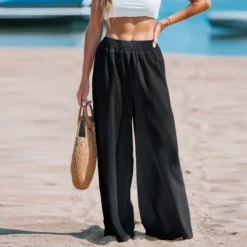 Women's Sunshine Smocked Wide Leg Pants - Cupshe -Cupshe GUEST 6a6cf0cc b914 478e 822d 8739ae5f5993