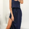 Women's Drawstring Cami Midi Dress - Cupshe -Cupshe GUEST 6cf834dd 2663 4c93 bf4e 189d2f5641ef