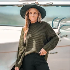 Women's Dark Green Chunky Knit Turtleneck Sweater - Cupshe 10 Women's Dark Green Chunky Knit Turtleneck Sweater - Cupshe -Cupshe GUEST 6e81313c 88dc 4113 9bab 3eafa1c35d09