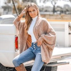 Women's Marled Knit Open-Front Bishop Sleeve Cardigan - Cupshe 10 Women's Marled Knit Open-Front Bishop Sleeve Cardigan - Cupshe -Cupshe GUEST 71a0cfc1 cb50 4609 a0a5 3438eeca3f12