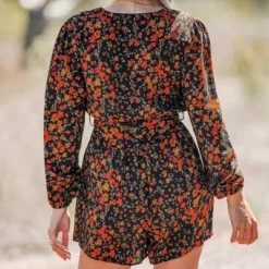 Women's Belted Ditsy Floral Print Romper - Cupshe -Cupshe GUEST 73e5cb3e e8ae 41f0 a5b9 6b2b4fdddf1c