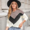 Women's Fall Feels Colorblock Drop Sleeve Sweater - Cupshe -Cupshe GUEST 748153da 106e 4ce9 990e 5d6fd73d6d47