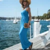 Women's Straight Neck Wide Straps Smocked Wide Leg Jumpsuit - Cupshe -Cupshe GUEST 757ab9b5 1346 4b3e 8bb5 840cfdf6d5ef