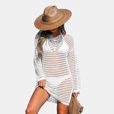Women's Crochet Knit Swim Cover-Up -Cupshe 7 Women's Crochet Knit Swim Cover-Up -Cupshe - Image 5