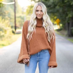 Women's Chunky Knit Turtleneck Sweater - Cupshe -Cupshe GUEST 795ee2f0 9afe 49ce 99d9 c7cd377e7f75