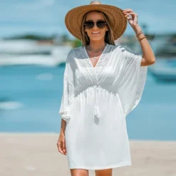 Women's Fringe Mini Cover-Up Dress - Cupshe -Cupshe GUEST 7ab2ada7 318d 4a24 b4ad 9de4d0f607e8