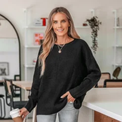 Women's Warm Hugs Drop Sleeve Sweater - Cupshe -Cupshe GUEST 7fbf16e2 0225 4d12 8b78 ac113799fb87