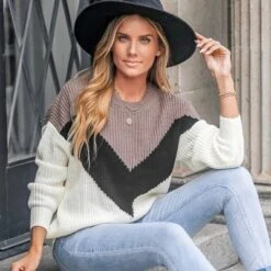 Women's Fall Feels Colorblock Drop Sleeve Sweater - Cupshe 14 Women's Fall Feels Colorblock Drop Sleeve Sweater - Cupshe -Cupshe GUEST 80a5a930 3d66 4022 9253 82f76631d0f1