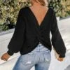 Women's Onyx Chunky Knit Sweater - Cupshe -Cupshe GUEST 82e711ca 3a9d 4837 baab d1e2e205c5b9