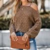 Women's Cutout Crochet One Shoulder Sweater - Cupshe 1 Women's Cutout Crochet One Shoulder Sweater - Cupshe -Cupshe GUEST 84931c0e 2b35 443c a810 bcabc41a26fd