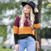 Women's Colorblock Striped Rib Sweater - Cupshe 2 Women's Colorblock Striped Rib Sweater - Cupshe -Cupshe GUEST 85af5271 ea16 41d8 a0bd af919ad6c181