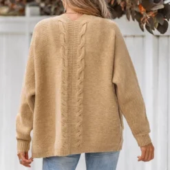 Women's Open-Front Chunky Knit Cardigan - Cupshe -Cupshe GUEST 8711ddc4 2dc0 4e58 8ea4 e52153a64a15