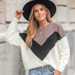 Women's Fall Feels Colorblock Drop Sleeve Sweater - Cupshe 15 Women's Fall Feels Colorblock Drop Sleeve Sweater - Cupshe -Cupshe GUEST 8d0a3475 422f 4559 9db7 5956f680944b
