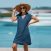 Women's V-Neck Short Sleeve Mini Cover-Up Dress - Cupshe 2 Women's V-Neck Short Sleeve Mini Cover-Up Dress - Cupshe -Cupshe GUEST 8d0f2d91 ab68 42b1 a3a2 8a072cf01bea