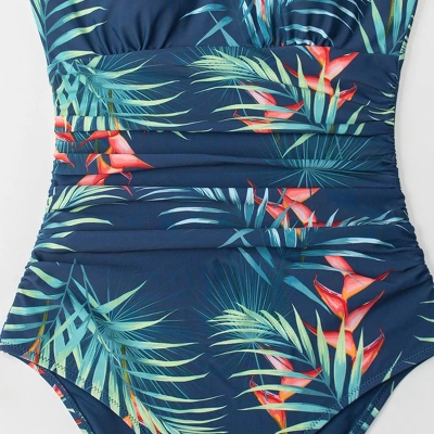 Women's High Neck Cutout One Piece Swimsuit - Cupshe 4 Women's High Neck Cutout One Piece Swimsuit - Cupshe - Image 2