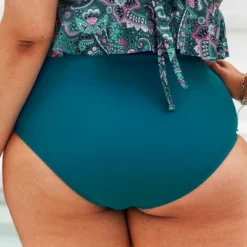 Women's Plus Size High Waist Bikini Bottom - Cupshe -Cupshe GUEST 8e240365 3920 4379 b36e 63c0039e5bba