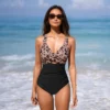 Women's Back Tie Crisscross One Piece Swimsuit - Cupshe -Cupshe GUEST 8f90b6d1 2a87 4b75 941a 3716848715e6