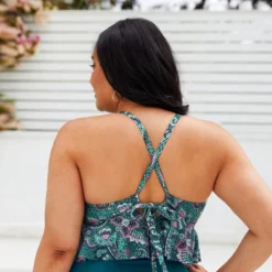 Women's Plus Size Paisley Ruffled Tankini Top - Cupshe 9 Women's Plus Size Paisley Ruffled Tankini Top - Cupshe -Cupshe GUEST 9587e40c ed98 41bd ab5c 687d8db33477