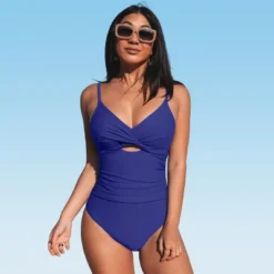Women's Twist Front Cutout One Piece Swimsuit -Cupshe 20 Women's Twist Front Cutout One Piece Swimsuit -Cupshe -Cupshe GUEST 958de252 9272 4831 8afc 763d4cc6261e