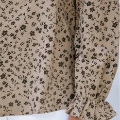 Women's Ditsy Floral Trumpet Sleeve Top - Cupshe