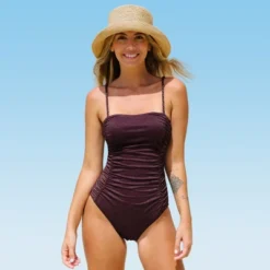Women's Square Neck Shiny One Piece Swimsuit - Cupshe 11 Women's Square Neck Shiny One Piece Swimsuit - Cupshe -Cupshe GUEST 96041471 e43a 4717 88bb 8f3737e01872