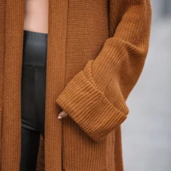 Women's Open-Front Duster Longline Cardigan - Cupshe