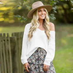 Women's Classic Cozy Rib V-Neck Sweater - Cupshe -Cupshe GUEST 9ca6b481 6554 46b7 84ac 2f86beb2b803