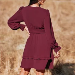 Women's Autumn Air Bow Tiered Ruffled Mini - Cupshe 9 Women's Autumn Air Bow Tiered Ruffled Mini - Cupshe -Cupshe GUEST 9fa44786 aaeb 4150 a8db 0786494b365c