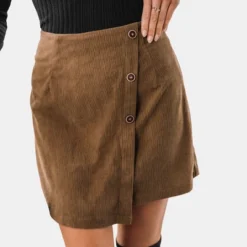 Women's Corduroy Button-Front Mini Wrap Skirt - Cupshe 13 Women's Corduroy Button-Front Mini Wrap Skirt - Cupshe -Cupshe GUEST a2a67778 01da 4f77 b54f 44d2e54fa2ff