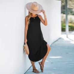 Women's Scoop Neck Cami Casual Midi Dress - Cupshe -Cupshe GUEST a2c84632 7c52 4110 9088 5abc02649518