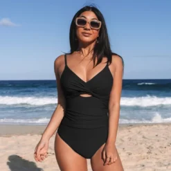 Women's Twist Front Cutout One Piece Swimsuit -Cupshe 15 Women's Twist Front Cutout One Piece Swimsuit -Cupshe -Cupshe GUEST a5b14b45 f5bd 45a6 af59 3218b7caff84