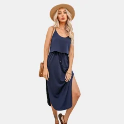 Women's Drawstring Cami Midi Dress - Cupshe -Cupshe GUEST a7857363 0802 4086 a1a6 ca8a4085f311