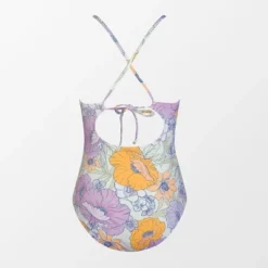 Women's Floral High Neck Cutout One Piece Swimsuit -Cupshe -Cupshe GUEST a8acf376 eb48 439a b583 30f21a76cb82