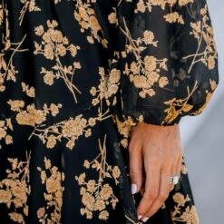 Women's Floral Print Button-Front Mini Dress - Cupshe -Cupshe GUEST a9319c06 0070 4b49 b3ba c4def62a4724