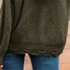 Women's Crochet O-Ring Zipper Sweater - Cupshe -Cupshe GUEST aa24cda8 e7e0 4c69 827a f8c6755f4aa4