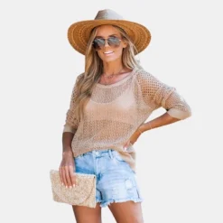 Women's Cutout Raglan Sleeve Sweater - Cupshe -Cupshe GUEST b005879e 0703 4e90 bd3b fdd18de055de