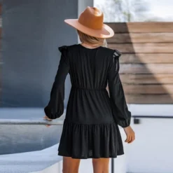 Women's Ruffled Long Sleeve Mini Dress - Cupshe 12 Women's Ruffled Long Sleeve Mini Dress - Cupshe -Cupshe GUEST b02d4da2 0bba 485a 8ac4 223d5aed6190