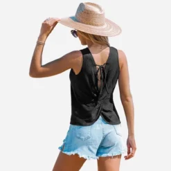 Women‘s Ribbed Knit Backless Tank Top - Cupshe -Cupshe GUEST b395161a 1be7 4442 a1ab ee1bfd4332da