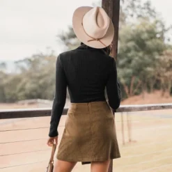 Women's Onyx Rib Turtleneck Sweater - Cupshe -Cupshe GUEST b432a119 1bd7 49cf 9d5e 34f7b8f78c0a