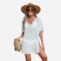 Women's Semi Sheer Cover-Up Dress - Cupshe -Cupshe GUEST bdbedf04 f921 4dfe a7d4 41205c97305c