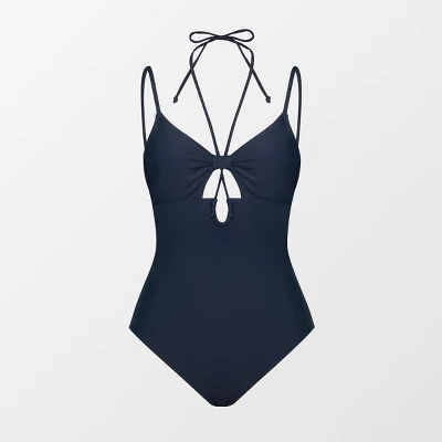 Women's Halter Cutout One Piece Swimsuit - Cupshe 4 Women's Halter Cutout One Piece Swimsuit - Cupshe - Image 2