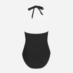 Women's Halter V Neck One Piece Swimsuit - Cupshe -Cupshe GUEST c4819a2d ec45 4c20 8f9d 1cead54ae356