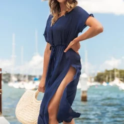 Women's Drawstring Swim Cover Up Dress - Cupshe 11 Women's Drawstring Swim Cover Up Dress - Cupshe -Cupshe GUEST c66b037a 7901 434b 8588 bd8d8602d0f8