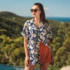 Women's Floral Dropped Shoulder Shirt - Cupshe