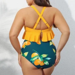 Women's High Waist Ruffled Plus Size Bikini Set - Cupshe 12 Women's High Waist Ruffled Plus Size Bikini Set - Cupshe -Cupshe GUEST ca986203 a789 498b 9d6a f40d4061e3ec