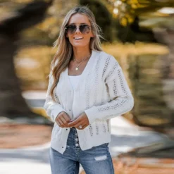 Women's Cable Knit Button-Front Cardigan - Cupshe 11 Women's Cable Knit Button-Front Cardigan - Cupshe -Cupshe GUEST cc074ce5 39b3 4abc 99d5 7306dd5bfe40